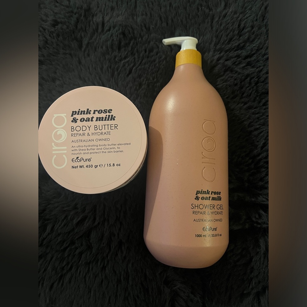Ciroa pink rose & oat milk Body Care Bundle